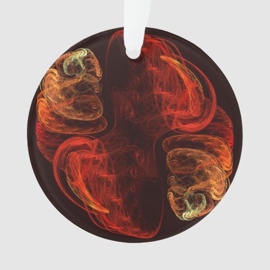 Metamorfose Abstracte Art Acrylcirkel Ornament (voorkant)