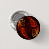 Metamorfose Abstracte Art Button (rond) (Voorkant /achterkant)