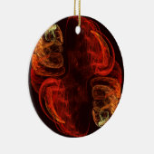 Metamorfose Abstracte Art Circle Ornament (Rechts)