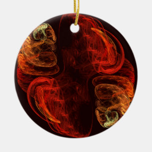 Metamorfose Abstracte Art Circle Ornament