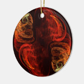 Metamorfose Abstracte Art Circle Ornament (Links)