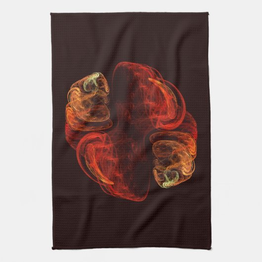 Metamorfose Abstracte Art Kitchen Towel Theedoek (Verticaal)