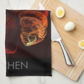 Metamorfose Abstracte Art Kitchen Towel Theedoek (Quarter Fold)