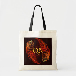 Metamorfose Abstracte Art Monogram Bag Tote Bag