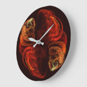 Metamorfose Abstracte Art Round Grote Klok (Hoek)