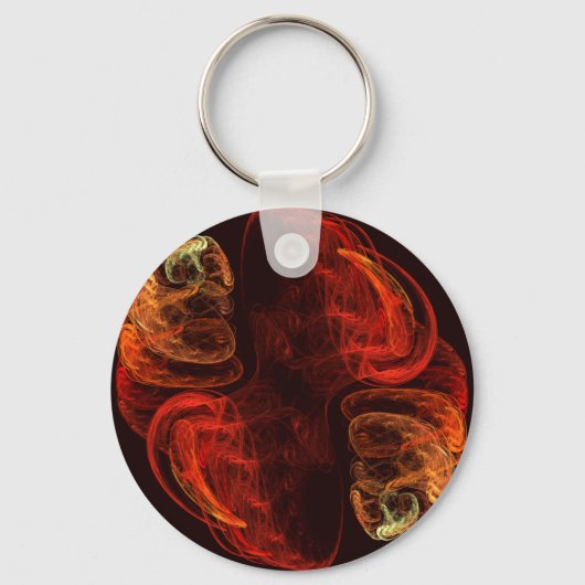 Metamorfose Abstracte Art Sleutelhanger (Voorkant)