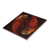 Metamorfose Abstracte Art Tile Tegeltje (Zijkant)