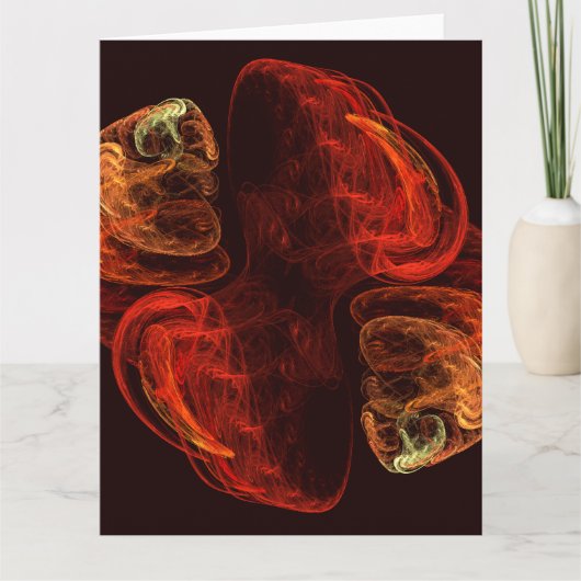 Metamorfose Abstracte kunst Bedankkaart (Voorkant)