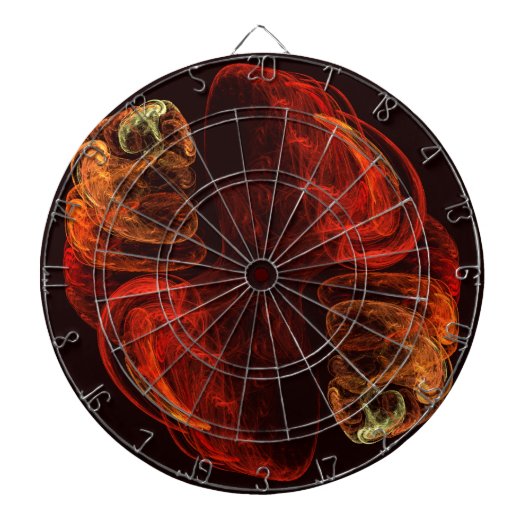 Metamorfose Abstracte kunst Dartbord (Voorkant)