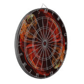 Metamorfose Abstracte kunst Dartbord (Voorkant Links)