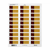 Metamorfose Abstracte kunst Etiket (Full Sheet)