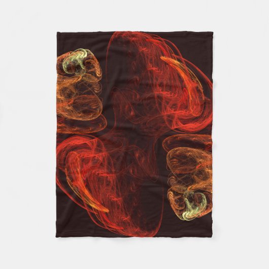 Metamorfose Abstracte kunst Fleece Deken (Voorkant)