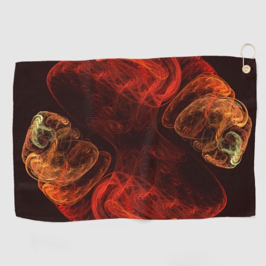 Metamorfose Abstracte kunst Golfhanddoek (Horizontaal)