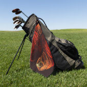 Metamorfose Abstracte kunst Golfhanddoek (Groen)