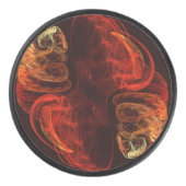 Metamorfose Abstracte kunst Hockey Puck (Voorkant)