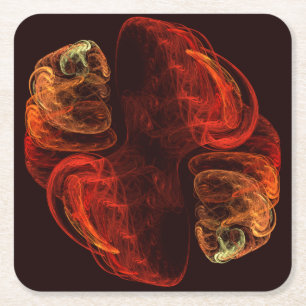 Metamorfose Abstracte kunst Kartonnen Onderzetters