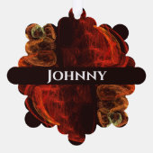 Metamorfose Abstracte kunst Ornament Kaart (Achterkant)