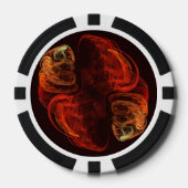 Metamorfose Abstracte kunst Poker Chips (Voorkant)