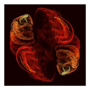 Metamorfose Abstracte kunst Poster