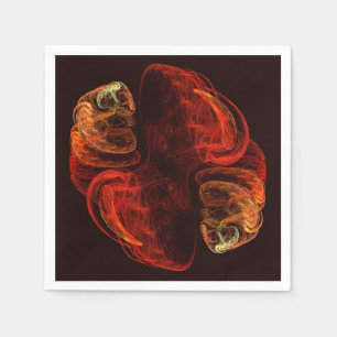 Metamorfose Abstracte kunst Servetten