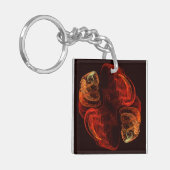 Metamorfose Abstracte kunst Sleutelhanger (Voorkant Links)