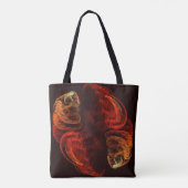 Metamorfose Abstracte kunst Tote Bag (Achterkant)