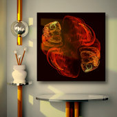 Metamorfose Abstracte kunstschilderafdruk Canvas Afdruk