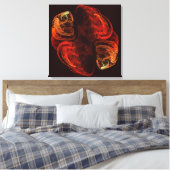 Metamorfose Abstracte kunstschilderafdruk Canvas Afdruk (Insitu (Slaapkamer))