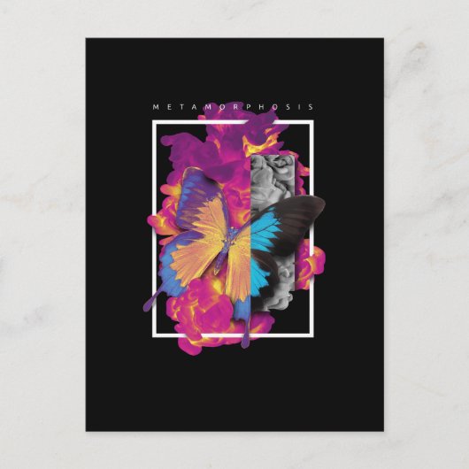 Metamorfose Butterfly Briefkaart (Voorkant)