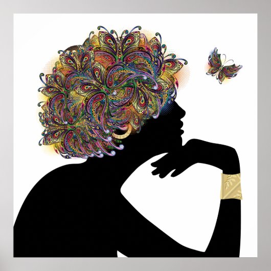 METAMORFOSE Butterfly Lady Poster (Voorkant)