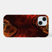 Metamorfose Energie Moderne Abstracte Fractale Kun iPhone 15 Case (Achterkant horizontaal)