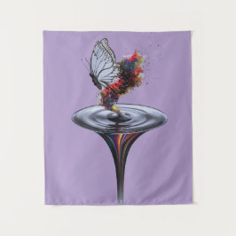 Metamorfose geïnspireerd op persoonlijk groeiontwe wandkleed