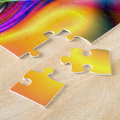 Metamorfose Iridescence Jigzaag Puzzle Legpuzzel (Zijkant)