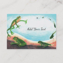 Metamorfose - Levenscyclus van een kikker Informatiekaartje