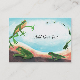 Metamorfose - Levenscyclus van een kikker Informatiekaartje