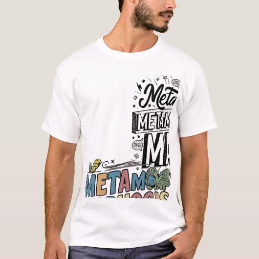 Metamorfose Magic Mannen T-Shirt ✨👕 (Voorkant)