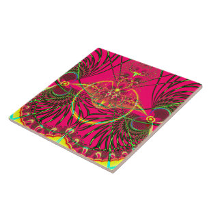 Metamorfose ontstaan uit de Cocoon Fractal Tegeltje