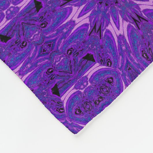 Metamorfose Roos 3 Fleece Deken (Hoek)