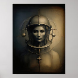 Metamorfose van de ziel -  Vrouw Kunst Poster