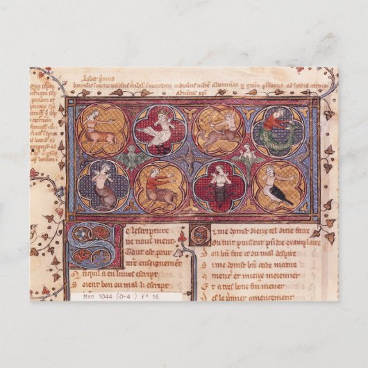 Metamorfosen van Ovid Moralize Briefkaart (Voorkant)