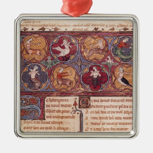 Metamorfosen van Ovid Moralize Metalen Ornament (Voorkant)