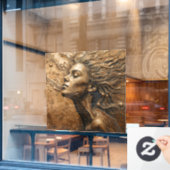 “Metamorphosis of Light” – A Surreal Portrait Raamsticker (Cafe Raam)