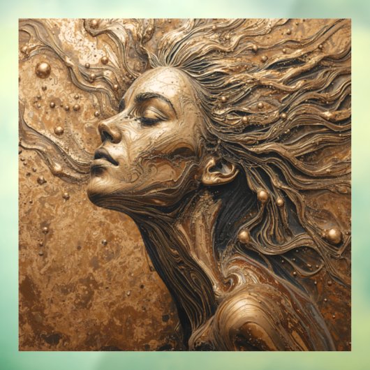 “Metamorphosis of Light” – A Surreal Portrait Raamsticker (Vel 3)