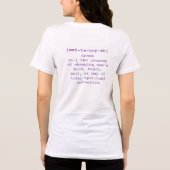 Metanoia Bella+Canvas Tri-blend T-shirt (Achterkant)