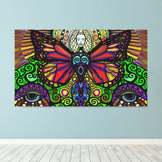 Metanoia (Print op Canvas) van Nathan Jalani Taylo Canvas Afdruk (Insitu (Houten vloer))