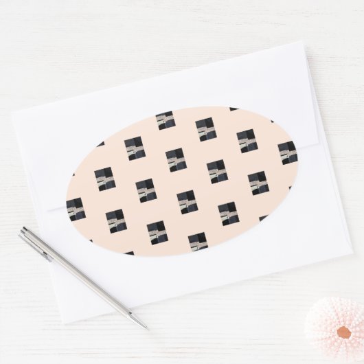 metaphor_13_intersections_1 ovale sticker (Envelop)