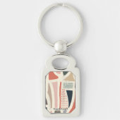 metaphor_16_a kleur van Delight Metal Sleutelhanger (Voorkant)