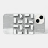 metaphor_9_hide en zoek iPhone Case Hoesje (Achterkant horizontaal)
