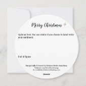 *~* Metaphysical New Age Spiritual Tree Feestdagenkaart (Achterkant)