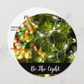 *~* Metaphysical New Age Spiritual Tree Feestdagenkaart (Voorkant / Achterkant)